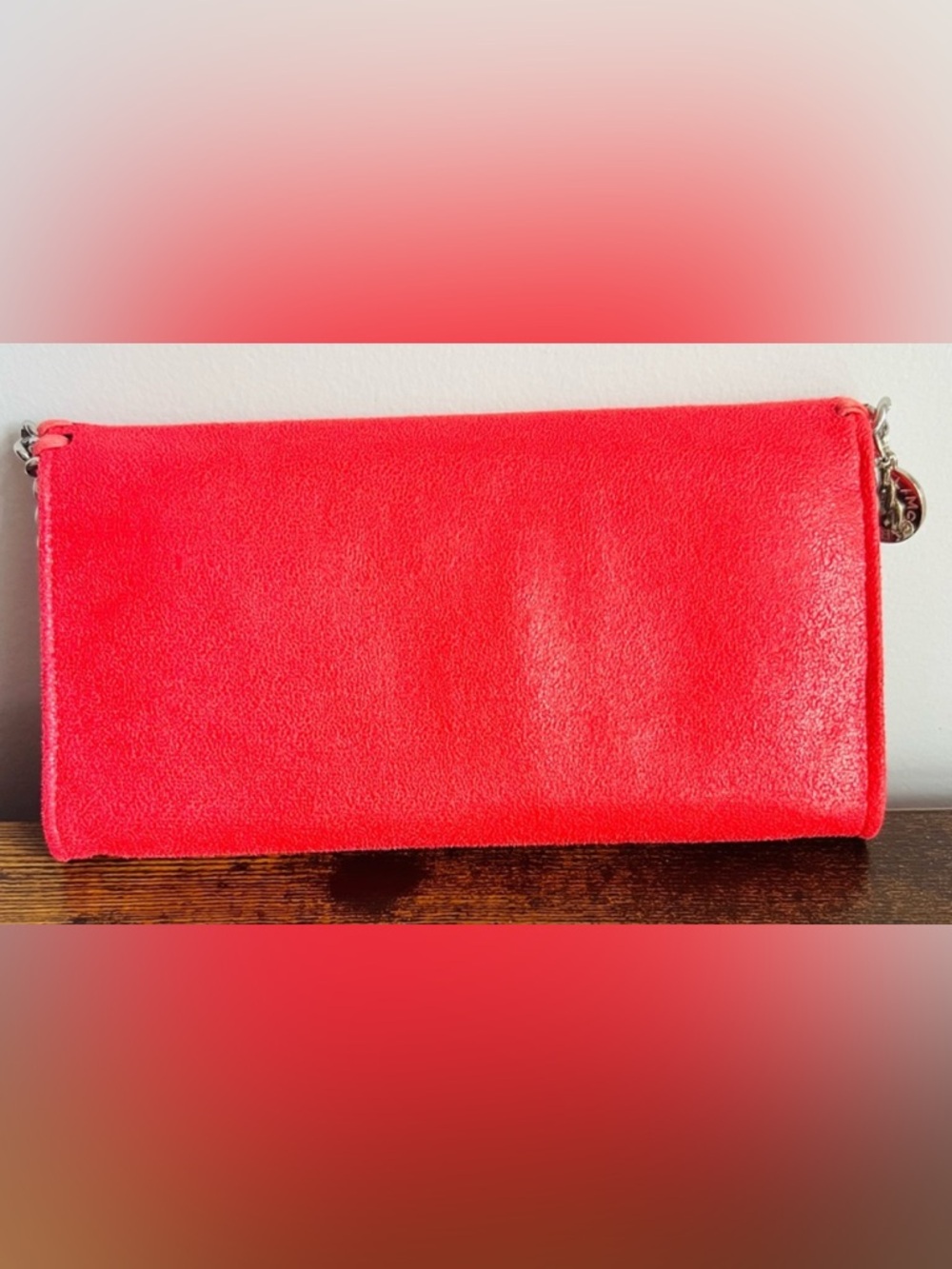 Stella McCartney- AUTHENTIC 🍀 Pink Falabella Long Wallet - Picture 2 of 5